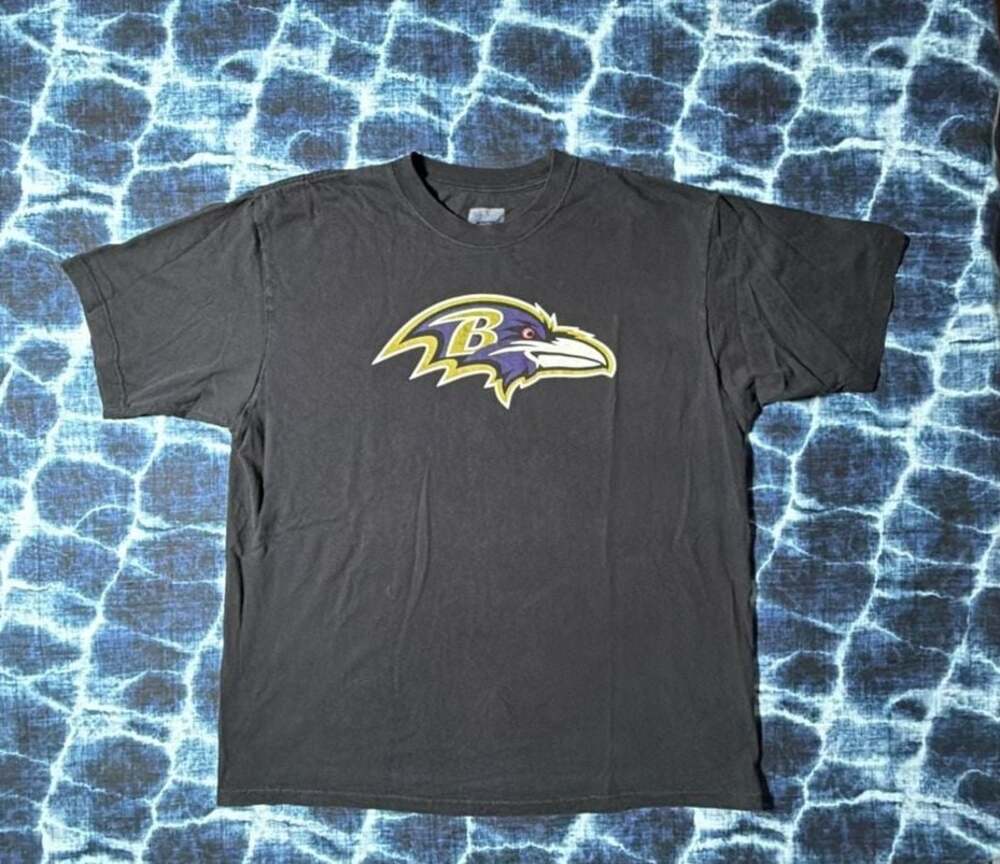 Baltimore Ravens NFL Logo Graphic T-Shirt Black